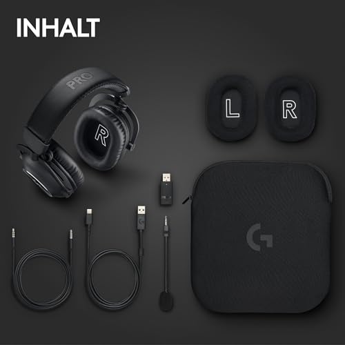 Logitech G PRO X LIGHTSPEED Gaming-Headset (2. Generation) mit Blue VO!CE + Blue Microphones Yeti USB-Mikrofon für Aufnahme und Streaming auf PC und Mac