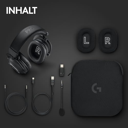 Logitech G PRO X LIGHTSPEED Gaming-Headset (2. Generation) mit Blue VO!CE + Blue Microphones Yeti USB-Mikrofon für Aufnahme und Streaming auf PC und Mac