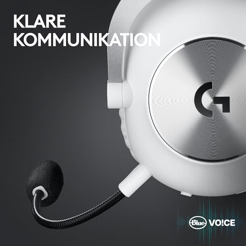 Logitech G PRO X LIGHTSPEED Gaming-Headset (2. Generation) mit Blue VO!CE + Blue Microphones Yeti USB-Mikrofon für Aufnahme und Streaming auf PC und Mac