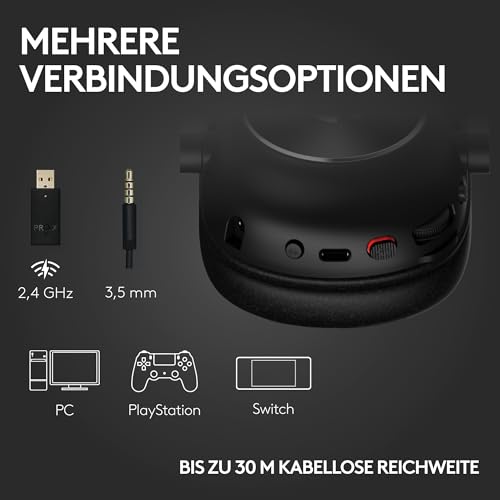 Logitech G PRO X LIGHTSPEED Gaming-Headset (2. Generation) mit Blue VO!CE + Blue Microphones Yeti USB-Mikrofon für Aufnahme und Streaming auf PC und Mac