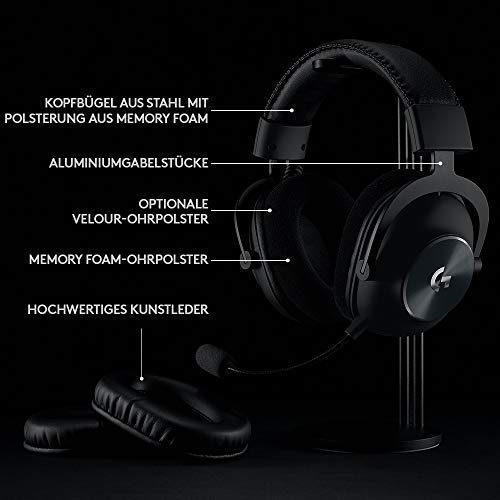 Logitech G PRO X LIGHTSPEED Gaming-Headset (2. Generation) mit Blue VO!CE + Blue Microphones Yeti USB-Mikrofon für Aufnahme und Streaming auf PC und Mac