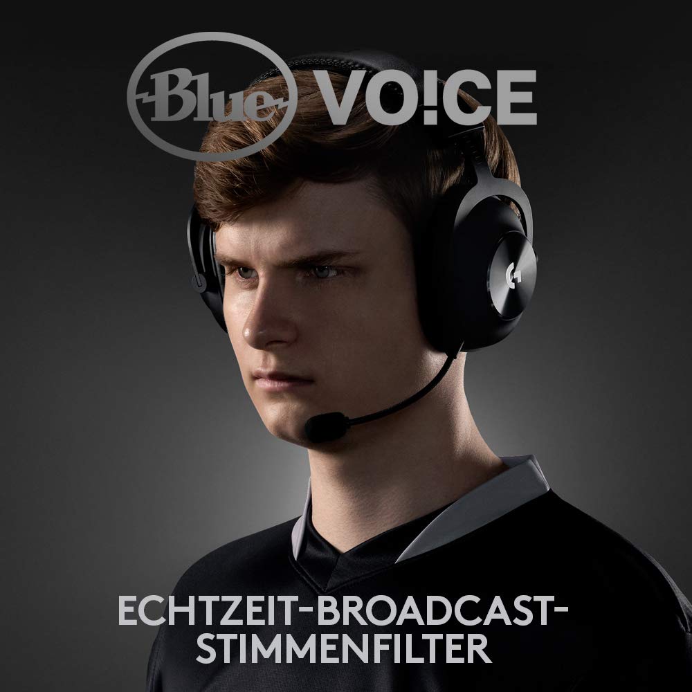 Logitech G PRO X LIGHTSPEED Gaming-Headset (2. Generation) mit Blue VO!CE + Blue Microphones Yeti USB-Mikrofon für Aufnahme und Streaming auf PC und Mac