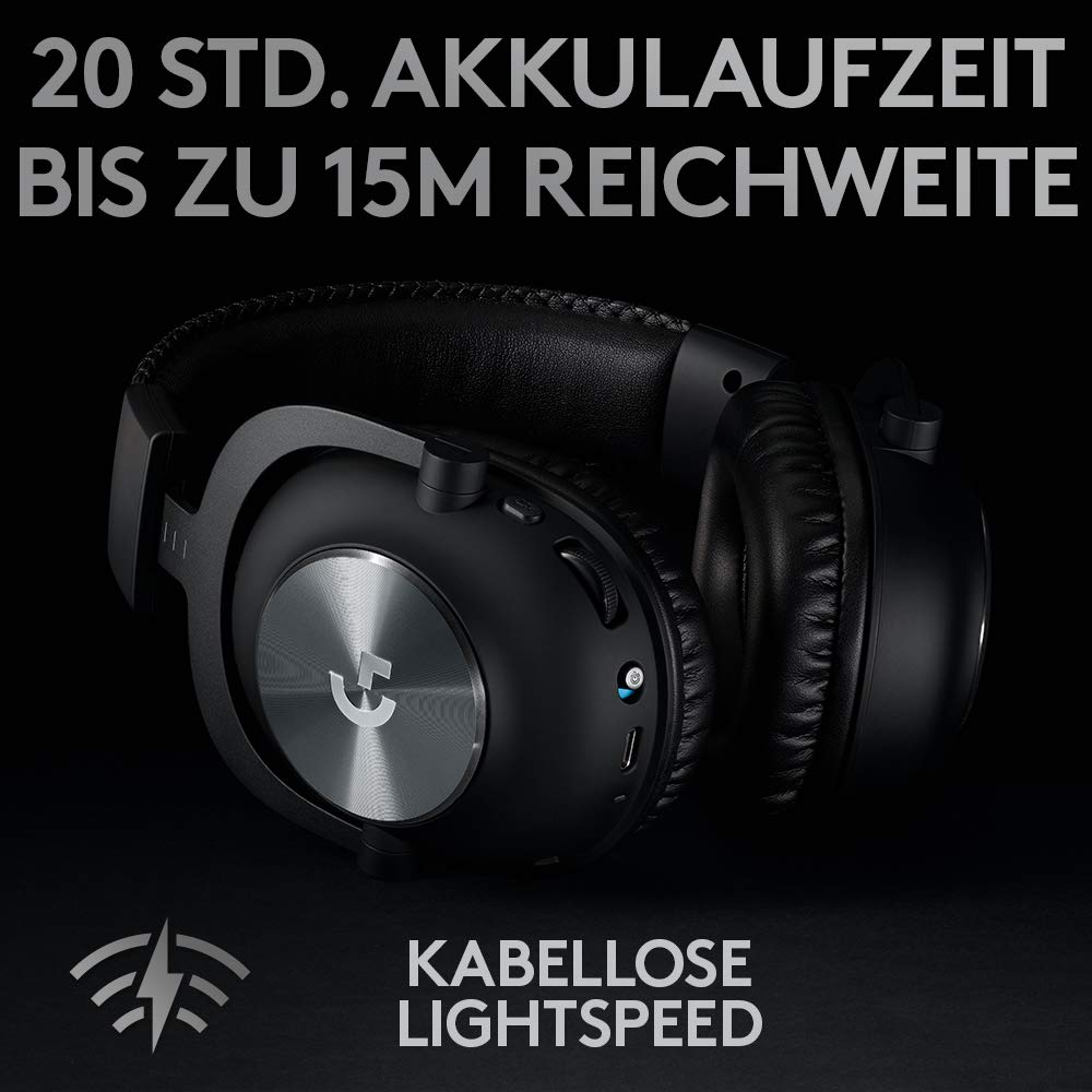 Logitech G PRO X LIGHTSPEED Gaming-Headset (2. Generation) mit Blue VO!CE + Blue Microphones Yeti USB-Mikrofon für Aufnahme und Streaming auf PC und Mac