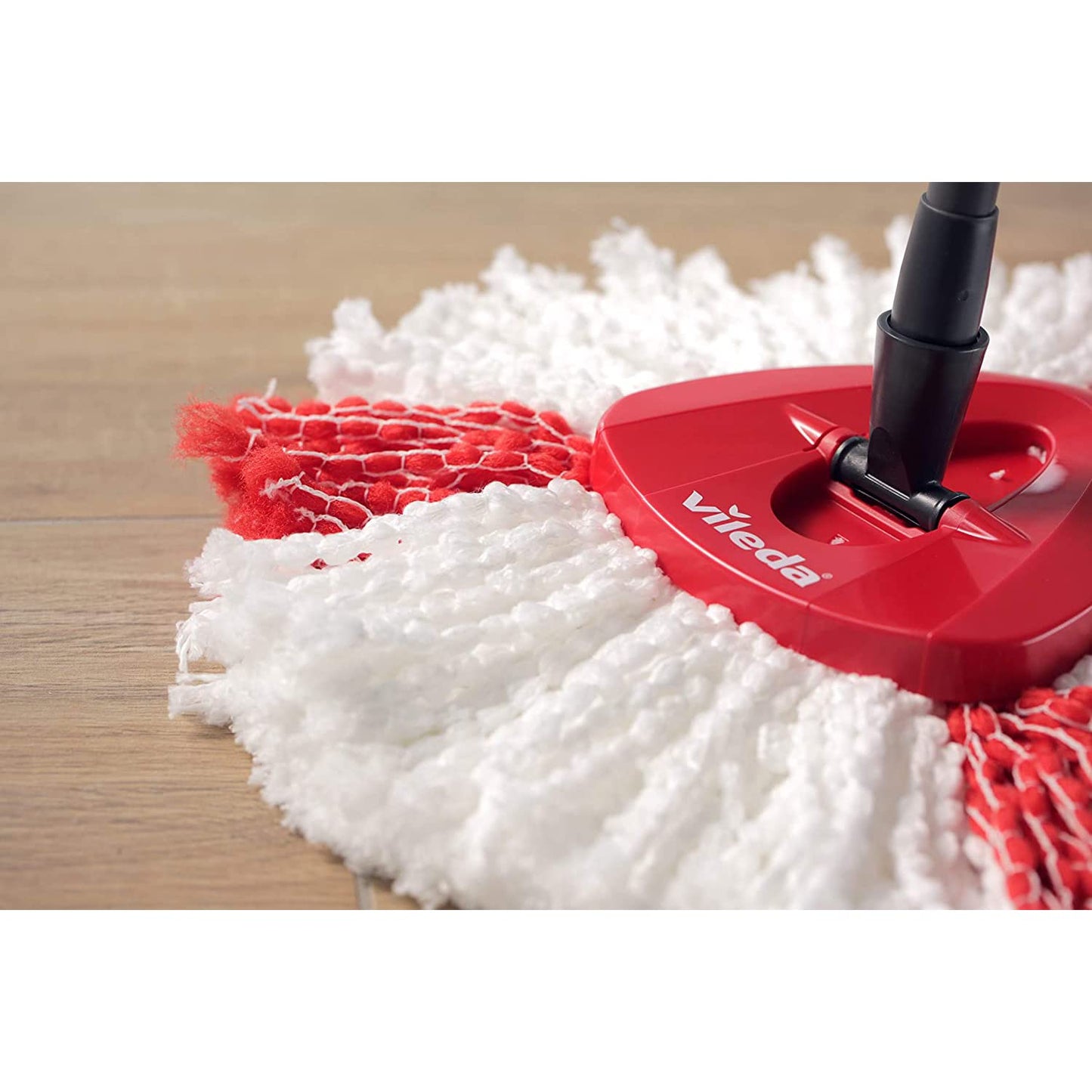 Vileda Turbo 2in1 EasyWring&Clean Wischmopp Ersatzköpfe, Mikrofaser Moppköpfe mit Kraftfasern für Vileda Turbo Sets, auch für empfindliche Böden, 2er Pack
