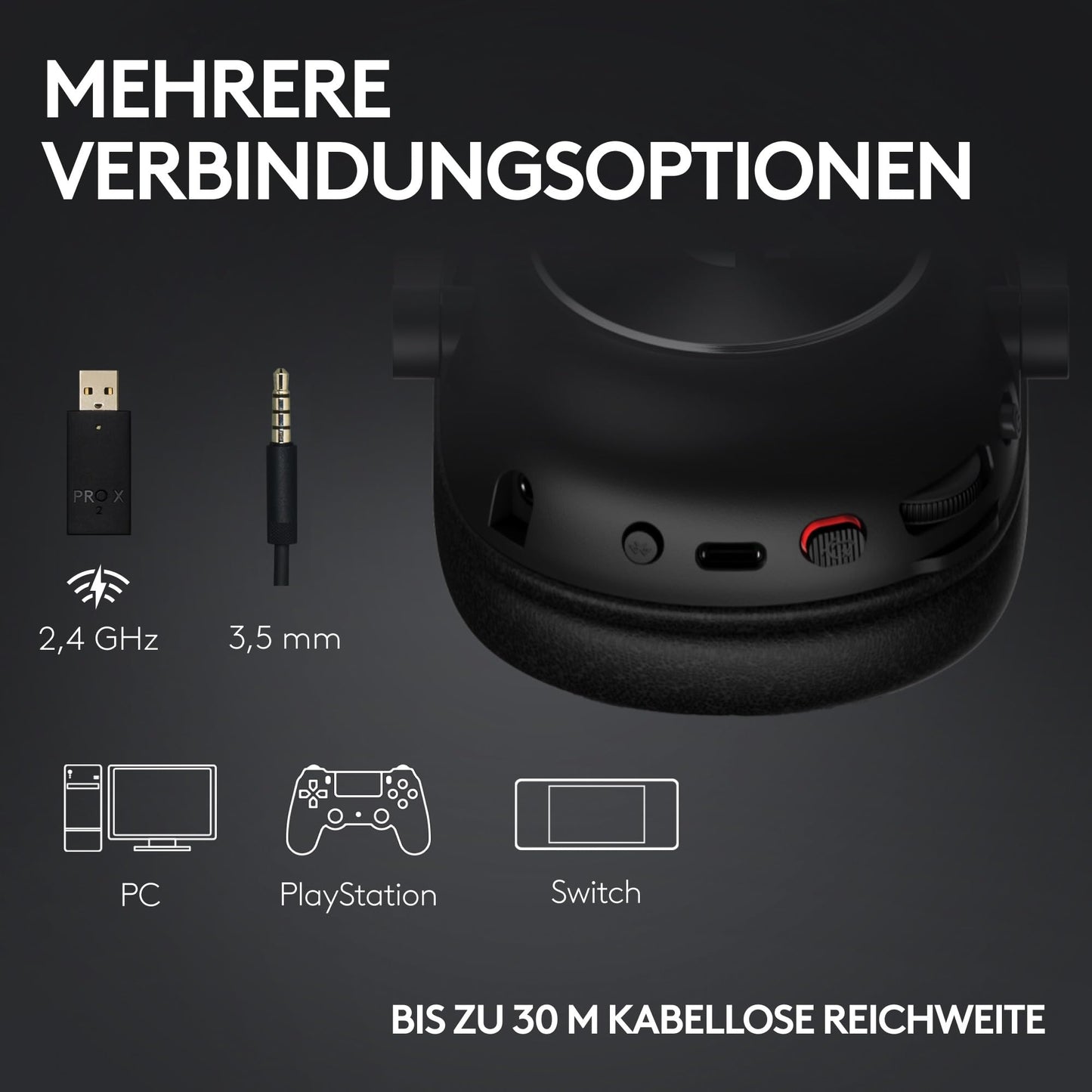 Logitech G PRO X LIGHTSPEED Gaming-Headset (2. Generation) mit Blue VO!CE + Blue Microphones Yeti USB-Mikrofon für Aufnahme und Streaming auf PC und Mac