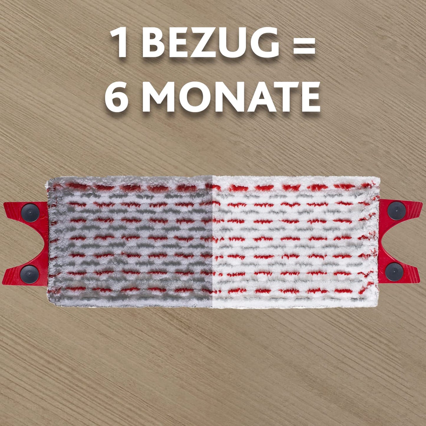 Vileda Ultramax Bodenwischer Ersatzbezug, Wischmopp Bezug Ultramat_Ultramax aus Mikrofasern, für alle Hartböden, Waschmaschinen geeignet, 1er Pack