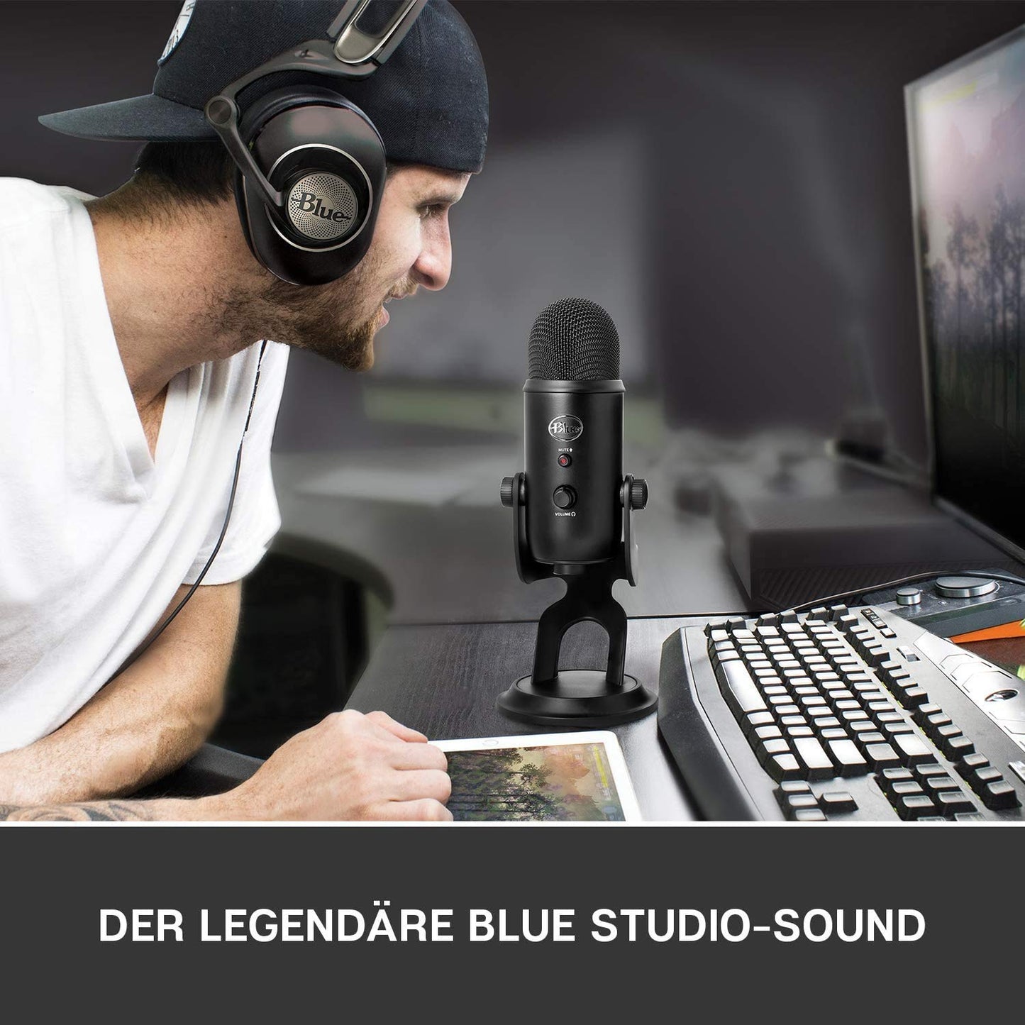 Logitech G PRO X LIGHTSPEED Gaming-Headset (2. Generation) mit Blue VO!CE + Blue Microphones Yeti USB-Mikrofon für Aufnahme und Streaming auf PC und Mac