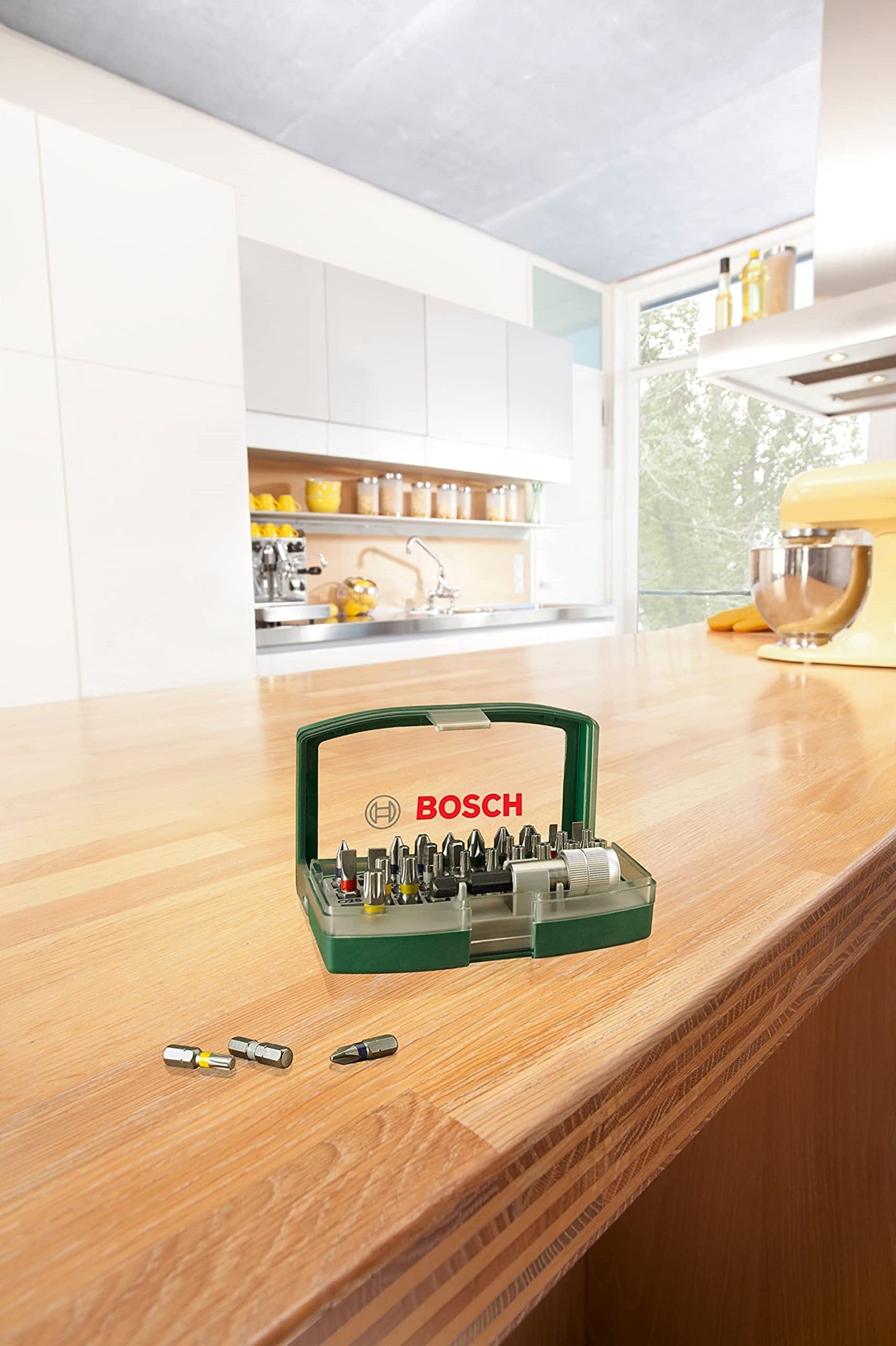 Bosch 32tlg. Schrauberbit-Set (PH-, PZ-, Hex-, T-, TH-, S-Bit, Zubehör Bohrschrauber und Schraubendreher)