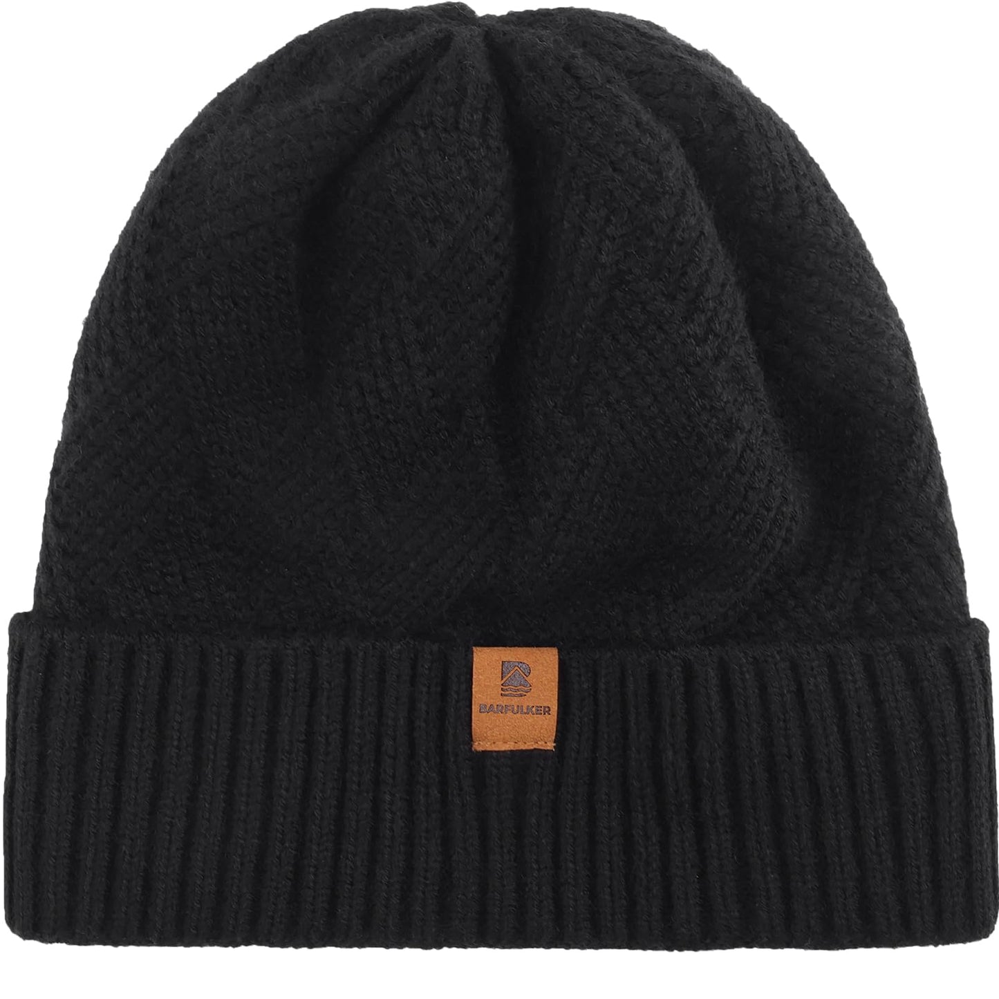 BARFULKER Mütze Herren Damen Winter Beanie Mütze Warme Wintermütze Thermo Dehnbare Strickmützen Bequem Wollmütze Winddichte Laufmützen Unisex