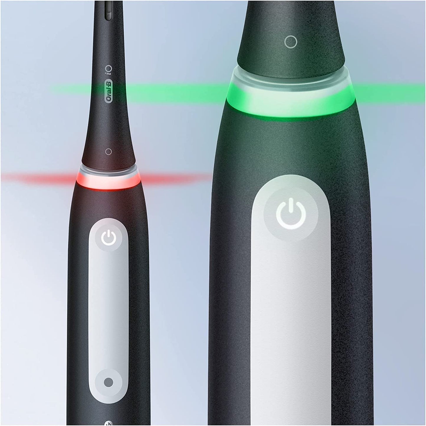 Oral-B iO Series 4 Plus Edition elektrisk tandbørste/elektrisk tandbørste PLUS 3 børstehoveder magnetisk etui, 4 rengøringstilstande, mat sort, designet af brun, TESTØVER Stiftung Warentest (12/2023)