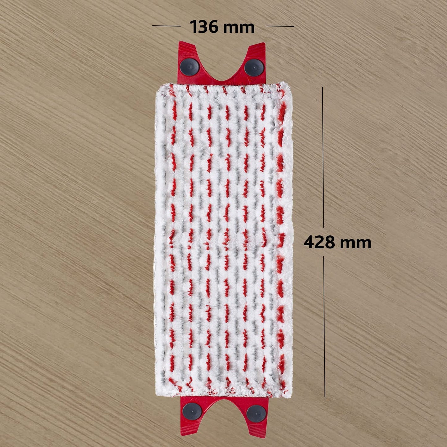 Vileda Ultramax Bodenwischer Ersatzbezug, Wischmopp Bezug Ultramat_Ultramax aus Mikrofasern, für alle Hartböden, Waschmaschinen geeignet, 1er Pack
