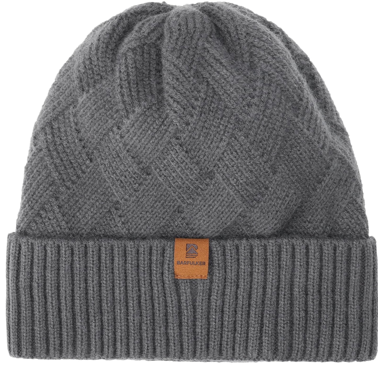 BARFULKER Mütze Herren Damen Winter Beanie Mütze Warme Wintermütze Thermo Dehnbare Strickmützen Bequem Wollmütze Winddichte Laufmützen Unisex