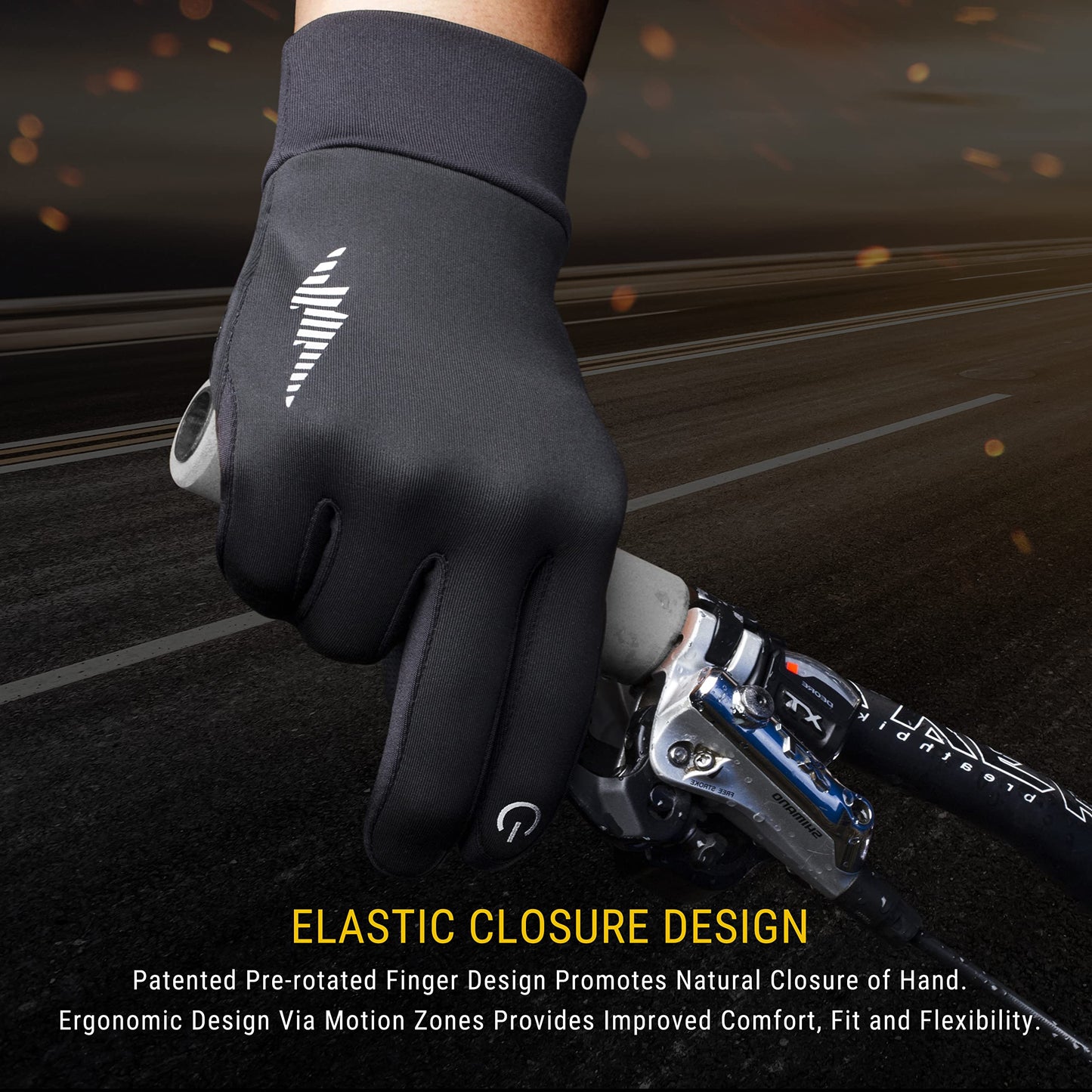 SIMARI Winter Thermo-Handschuhe Herren Damen Touchscreen Anti-Rutsch Winddicht Handschuhe Kaltes Wetter Handschuhe zum Autofahren Radfahren Skifahren Arbeiten Outdoor SMRG102
